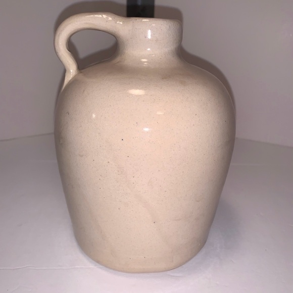 Casey Pottery Hand Turned Marshall, Texas Pitcher Blue Heart Shaped Design - Picture 6 of 8